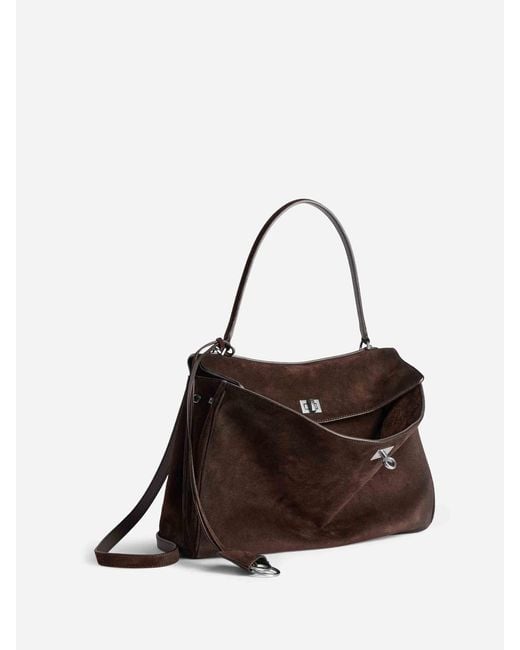 Balenciaga Brown Rodeo Medium Bag