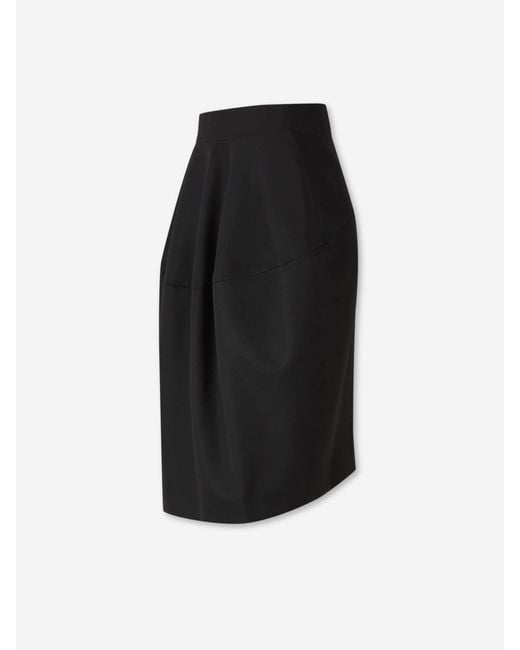 Jacquemus Black Oval Skirt