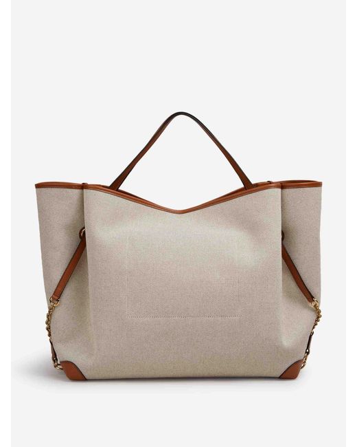 Chloé Natural Clover Maxi-Tasche