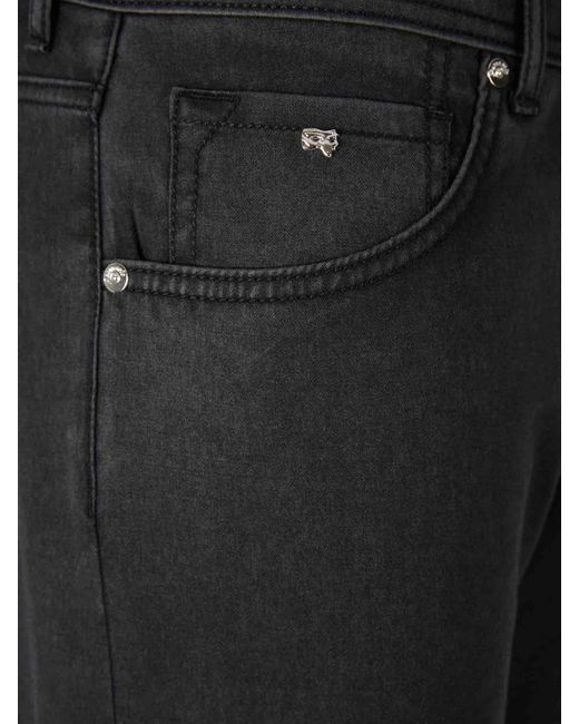 Marco Pescarolo Black Straight Wool Trousers for men