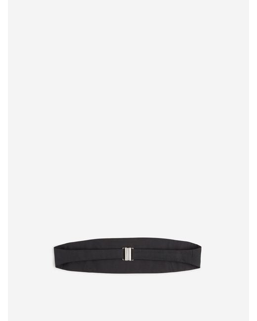 Santa Eulalia White Silk Belt for men