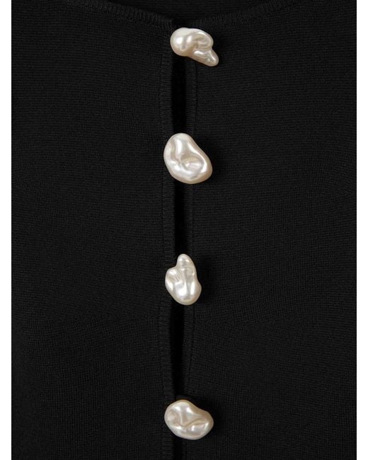 Cult Gaia Black Doms Mini Dress