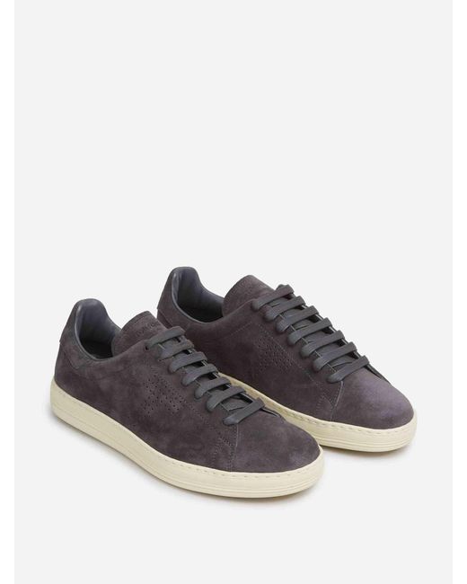 Tom Ford Multicolor Suede Sneakers for men