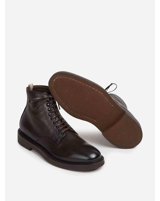 Officine Creative Black Hopkins Flexi 203 Boots for men