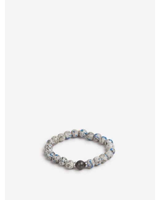 Tateossian White Graffiato Bracelet for men