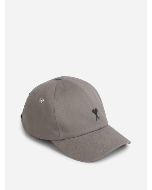 Gorra Logo AMI de hombre de color Gray