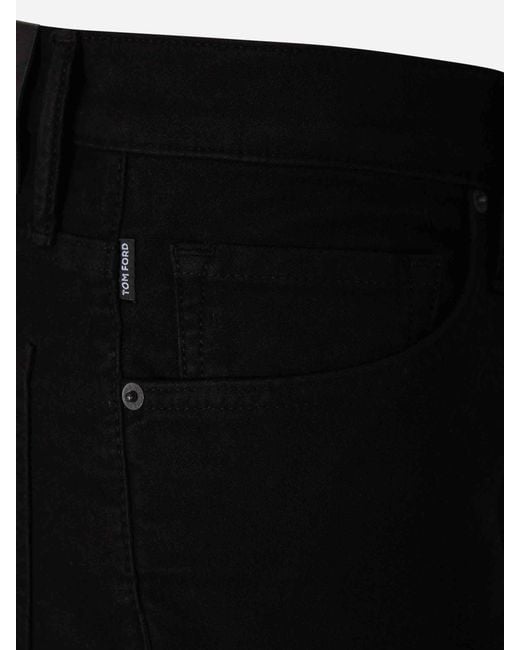 Tom Ford Black Slim Cotton Jeans for men