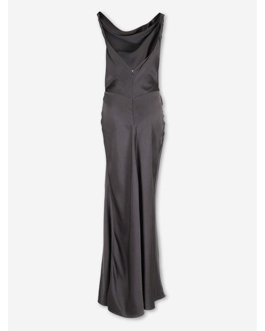 Victoria Beckham Multicolor Posy Gown Dress