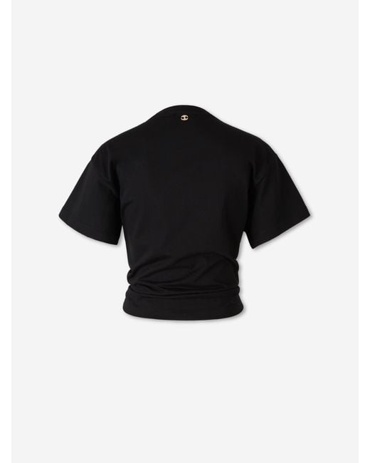 Rabanne Black Short Sleeve T-Shirt