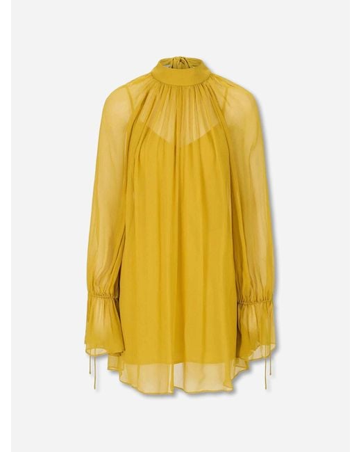 Mini Abito di Staud in Yellow