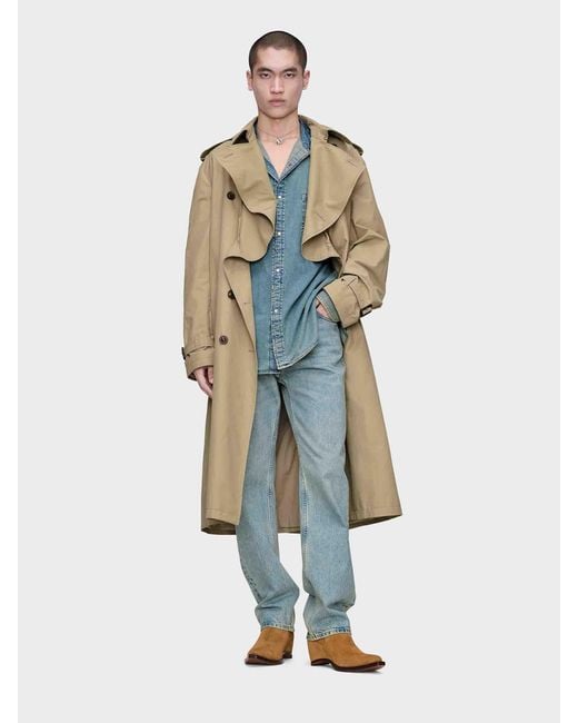 Maison Margiela Blue Straight Jeans Tape for men
