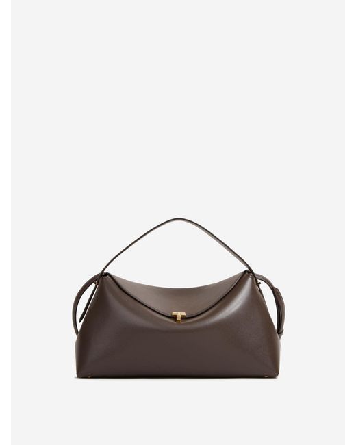 Totême  Brown T-Lock Medium Bag