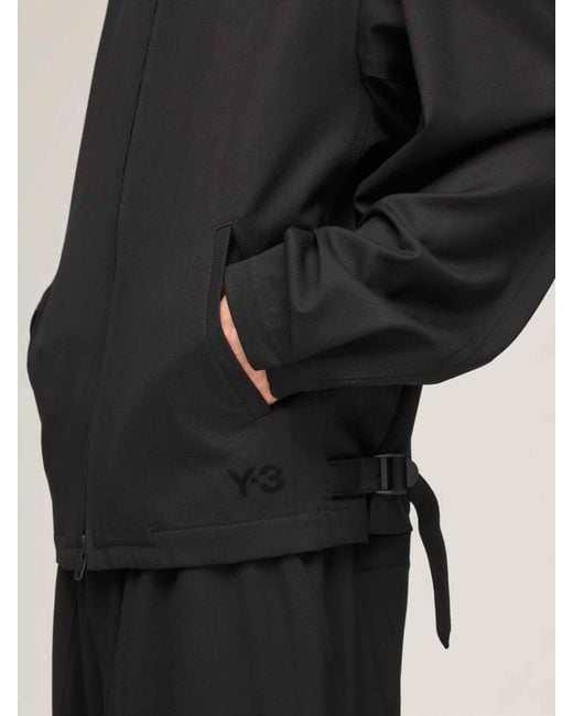 Y-3 Black Y-3 Wool Casual Jacket for men