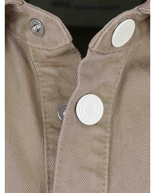 AMI Natural Logo Overshirt for men