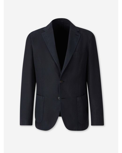 Santa Eulalia Blue Blazer Straight Smooth for men