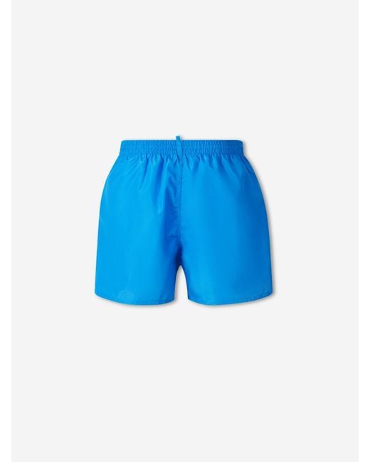 DSquared² Logo-Badeanzug in Blue für Herren