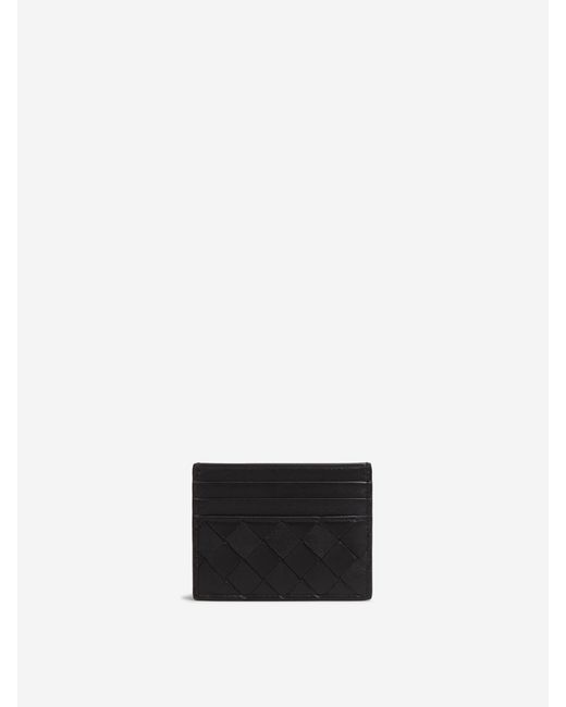 Bottega Veneta White Intrecciato Card Holder
