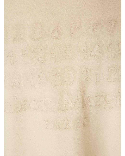 T-Shirt Collo Rotondo di Maison Margiela in White da Uomo