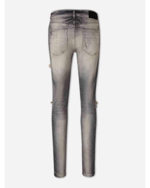Amiri Gray Flannel Jeans Mx1 for men