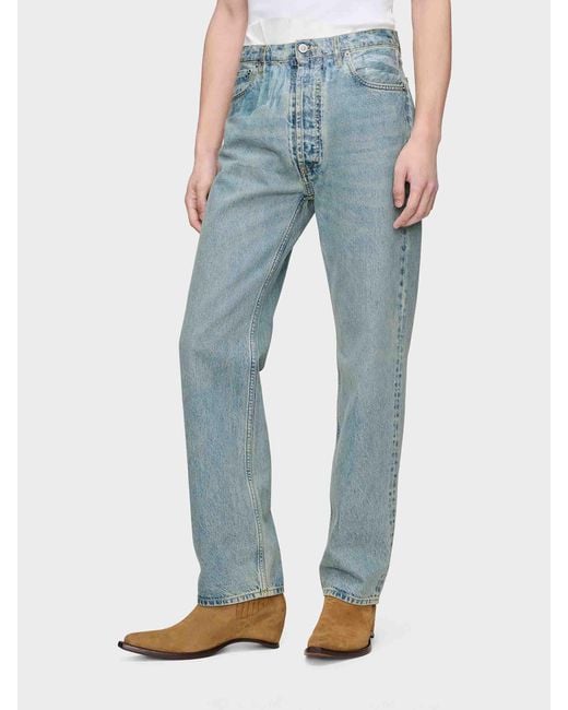 Maison Margiela Blue Straight Jeans Tape for men