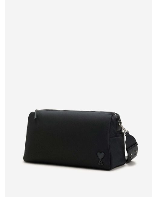 AMI Black Marcel Shoulder Bag for men