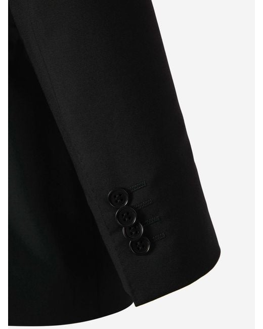 Canali Black Wool Milano Suit for men