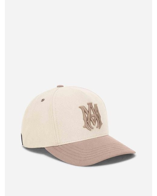 Amiri Natural Two-Tone Logo Cap for men