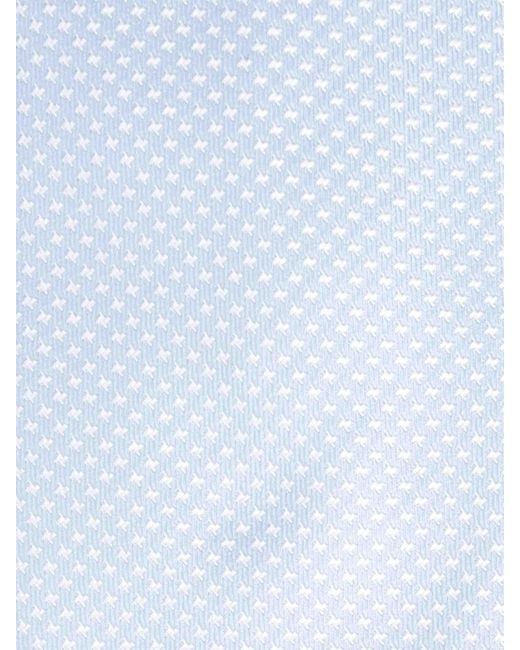 Petronius Blue Textured Silk Tie for men