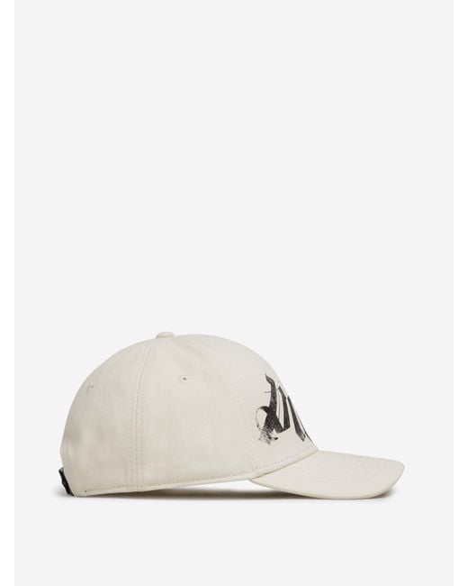 Palm Angels Natural Cotton Cap With Logo for men