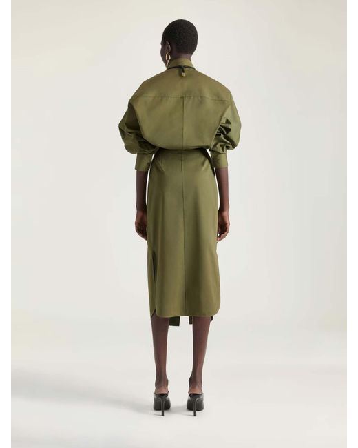 Abito Midi A Camicia di Givenchy in Green