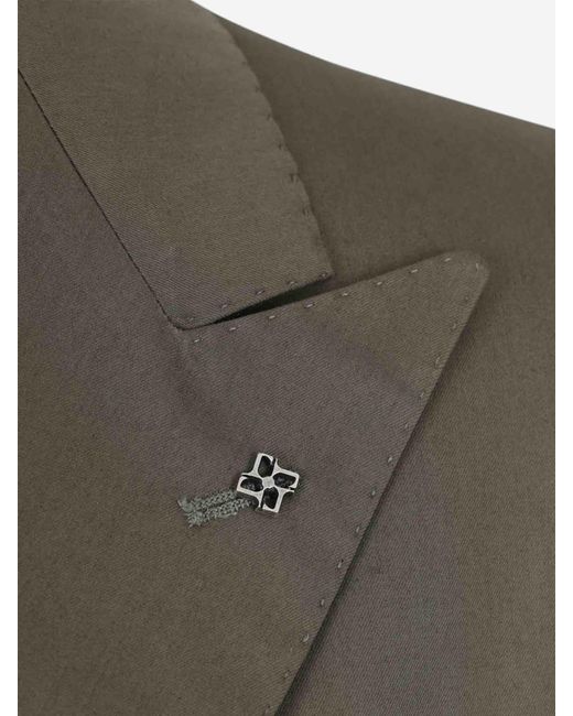 Tagliatore Gray Classic Straight Suit for men