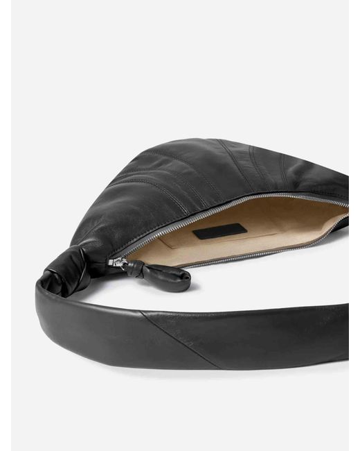 Lemaire Black Small Croissant Bag