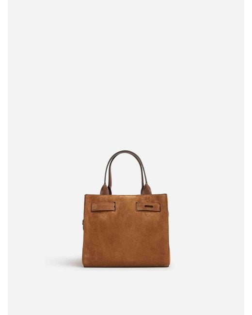 Tom Ford Brown Mini Suede Bag