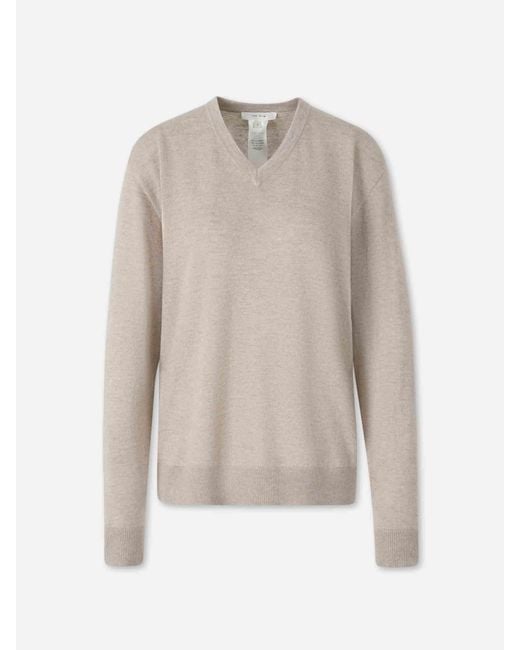 The Row White Extra Fine Knit Sweater