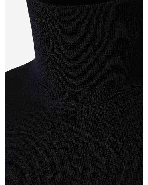 Zanone Blue Wool Turtleneck Sweater for men