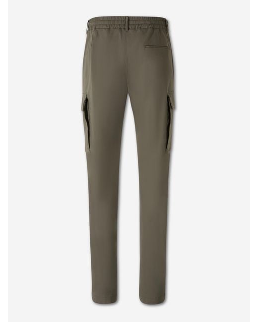 Berwich Gray Straight Cargo Pants for men
