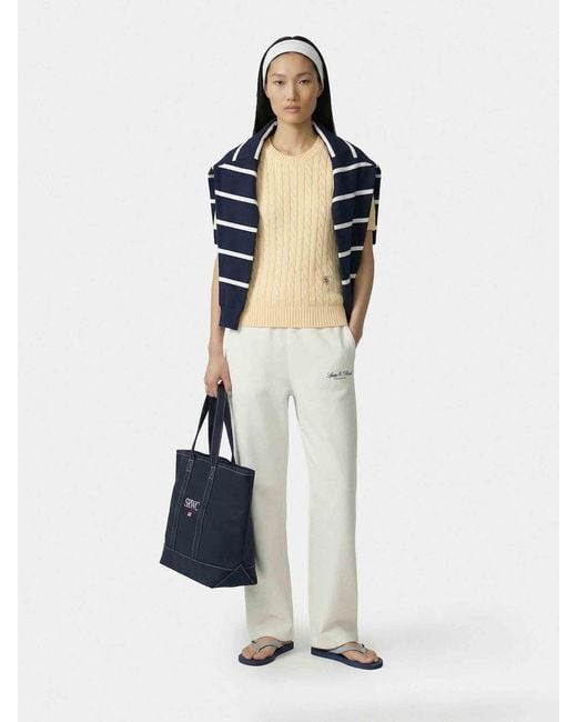 Sporty & Rich White Joggers Vendome La