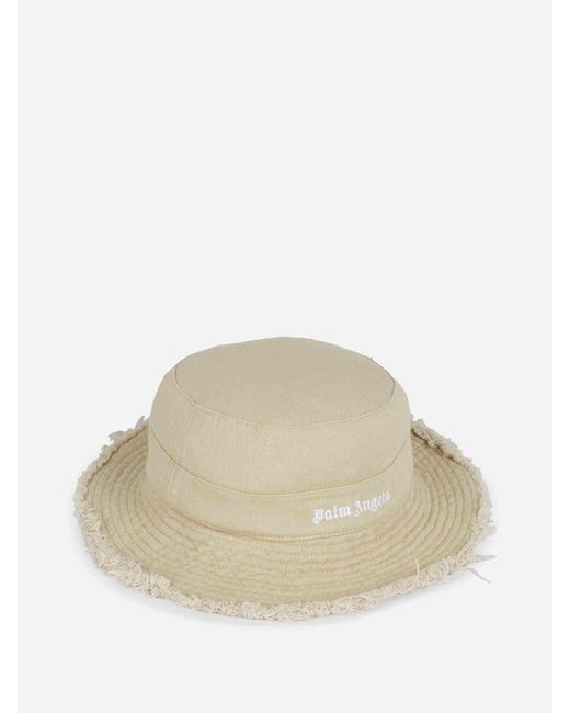 Palm Angels Natural Fisherman's Hat for men