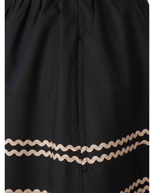 Ulla Johnson Black Adaleigh Mini Skirt