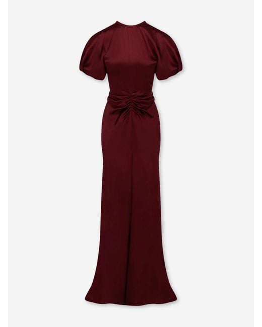 Victoria Beckham Red Isabella Maxi Dress