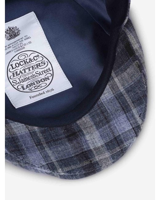 Lock & Hatters Blue Grosvenor Beret for men