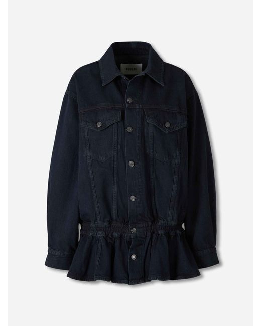 Agolde Blue Rubik Denim Jacket