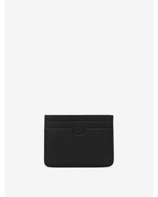 AMI White Plain Card Holder for men