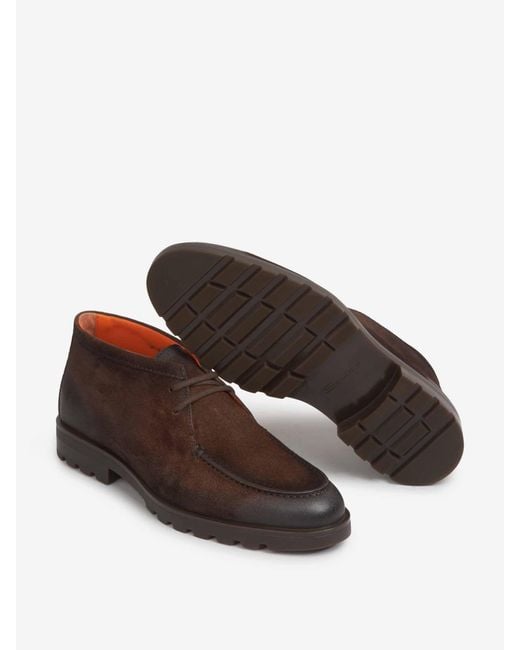 Santoni Wüstenstiefel in Brown für Herren