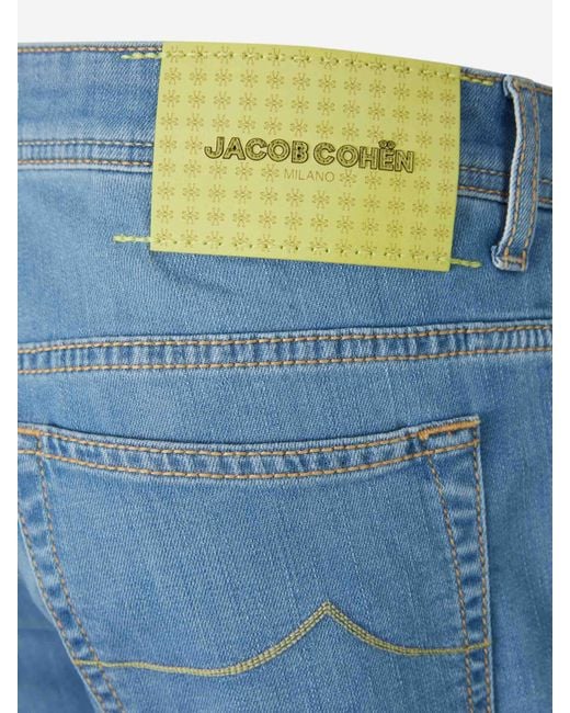 Jacob Cohen Blue Casual Denim Shorts for men