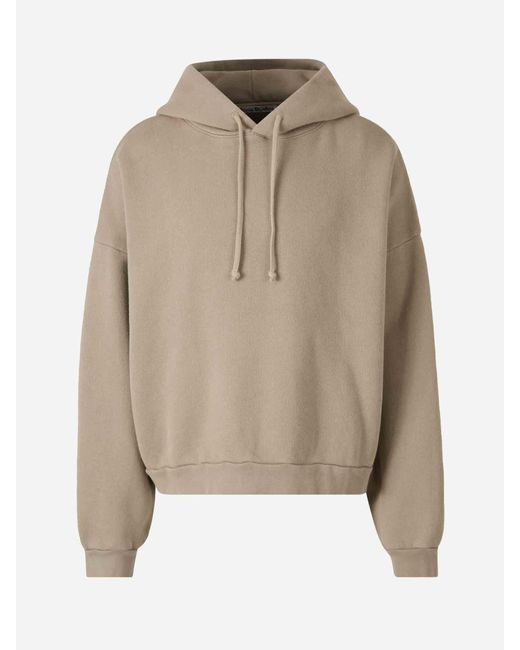Sudadera Capucha Algodón Acne de hombre de color Natural