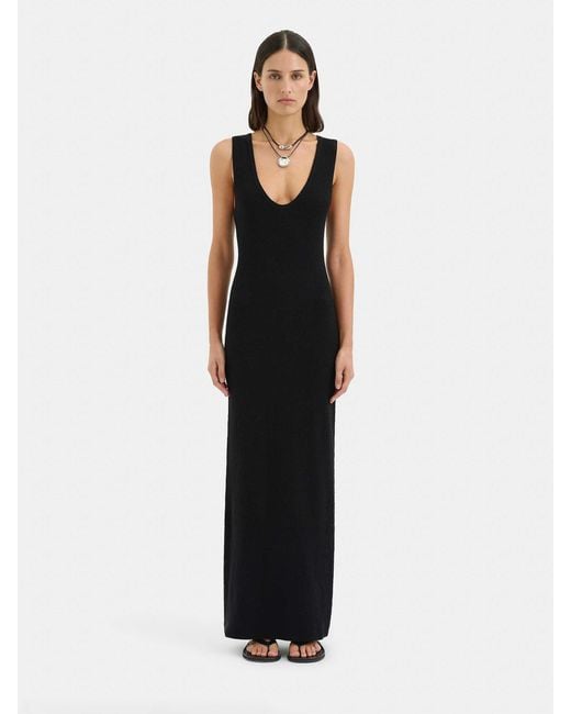Vestido Chiara Midi Sir de color Black