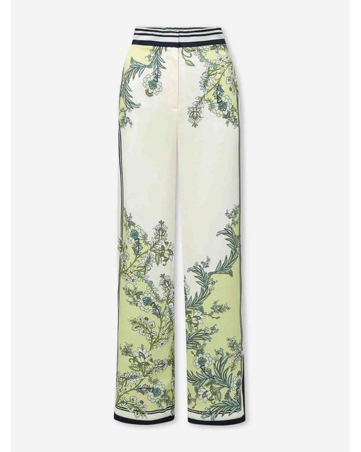 Veronica Beard Green Grigore Trousers