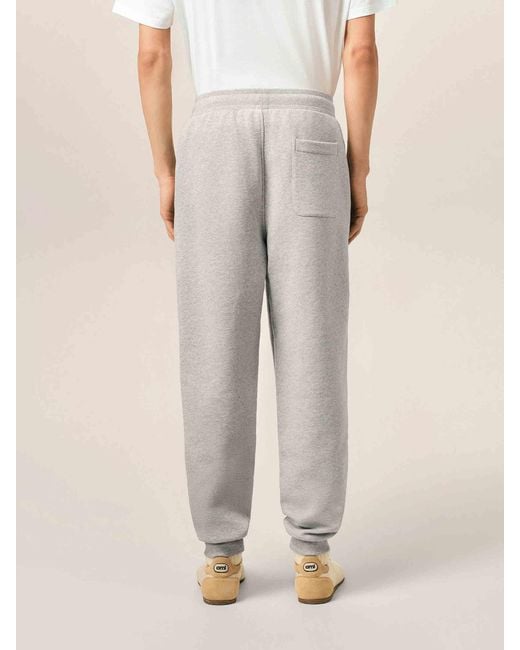 Joggers Algodón AMI de hombre de color Gray
