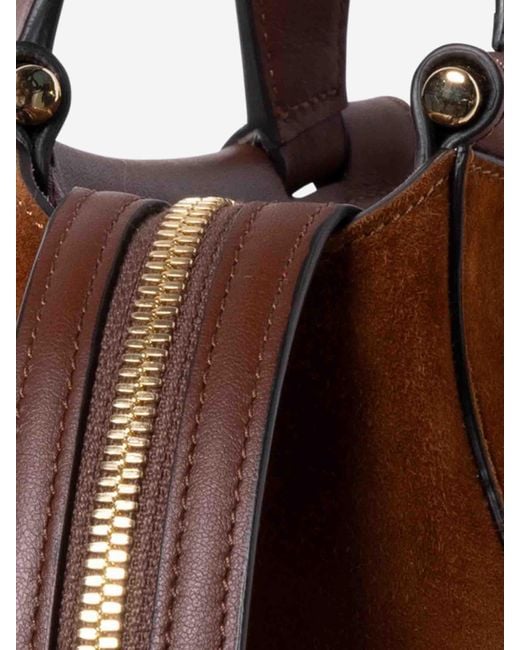 Wandler Brown Ida Leather Handbag
